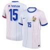 Camiseta de fútbol Francia M. Thuram 15 Segunda Equipación Euro 2024 - Hombre